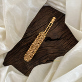 Premium Gold Look Alike Hair clip -Gold Bead and Pearl-G11278